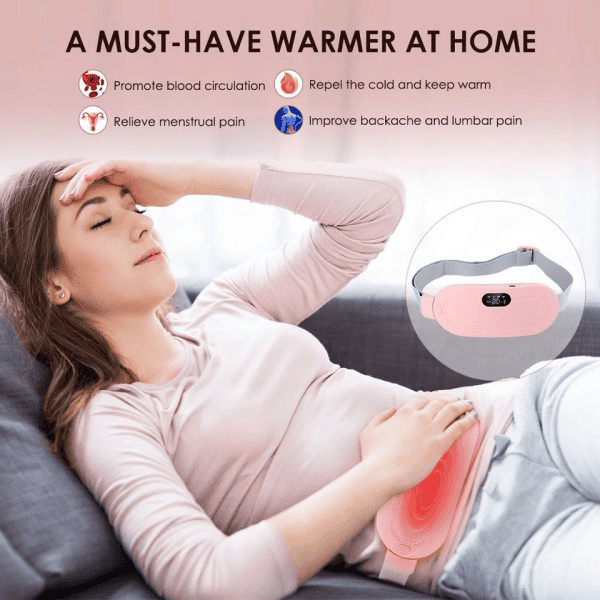 Electric Period Cramp Massager—Menstrual Cramp Relief Belt