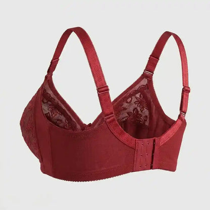 Floral Mesh Full Coverage Bra | SilkeSoft