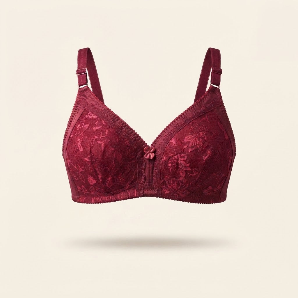 SilkeSoft Crimson Bloom™ Wireless Bra
