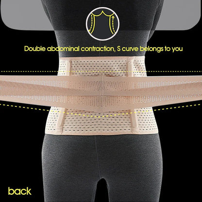 SilkeSoft Adjustable Postpartum Belly Support Belt – Breathable Slimming Waist Shaper 6802