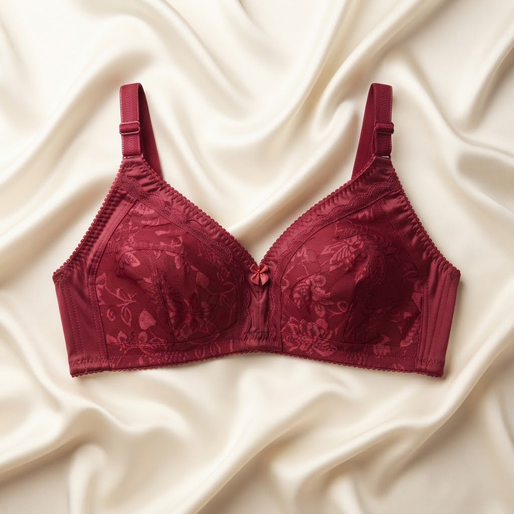 SilkeSoft Crimson Bloom™ Wireless Bra