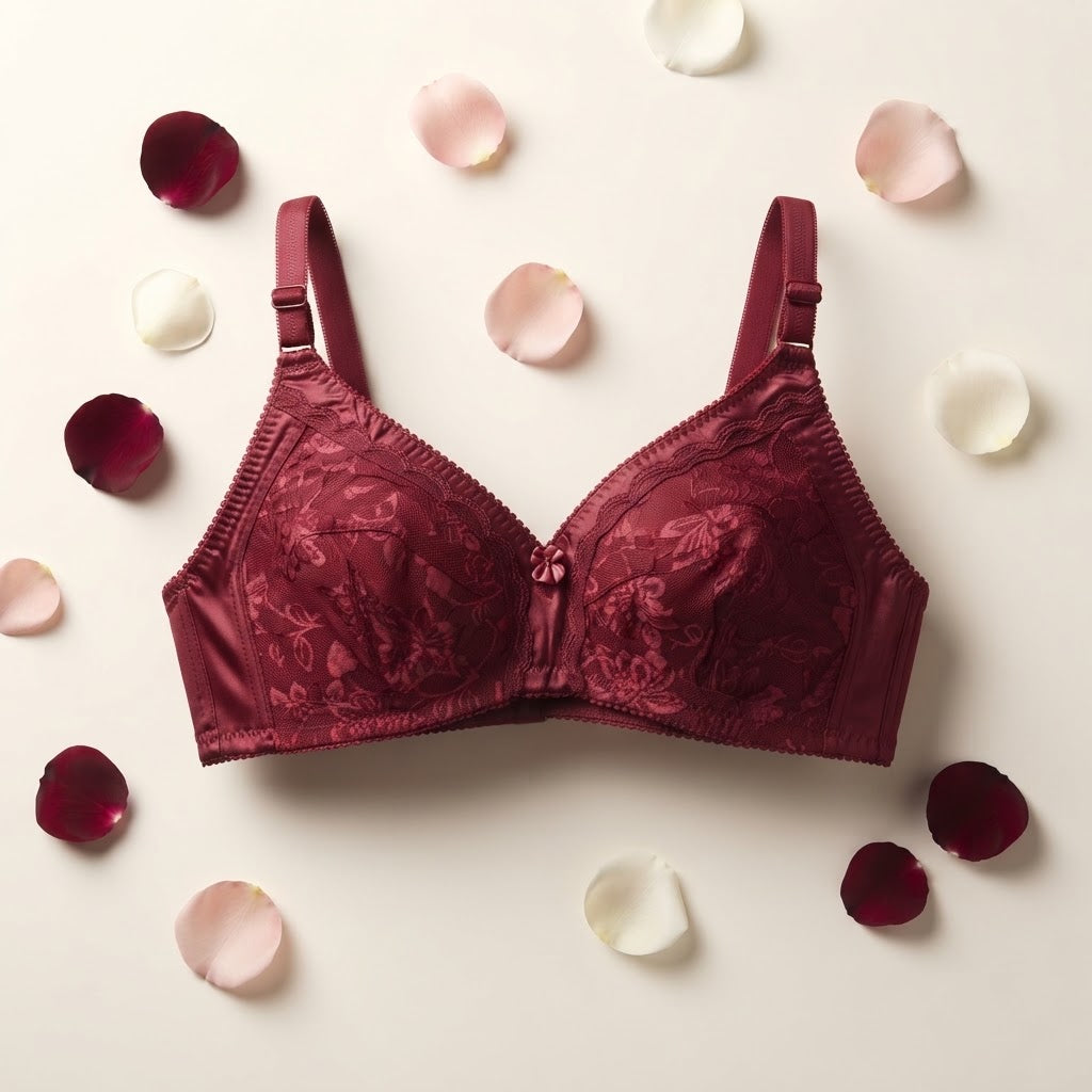 SilkeSoft Crimson Bloom™ Wireless Bra