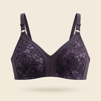 Midnight Bloom Floral Lace Bra | SilkeSoft