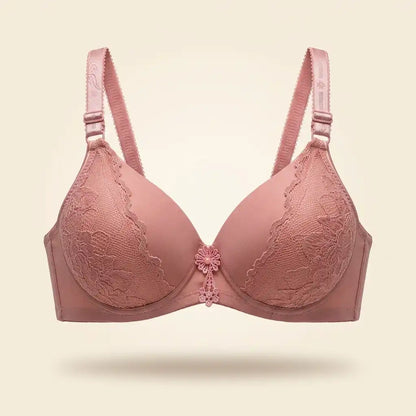 Rose Bloom Lace Padded Bra for Women – SilkeSoft