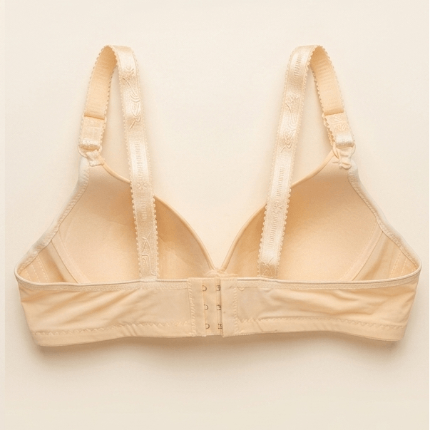 SilkeSoft Beige Lace Padded Bra for Women