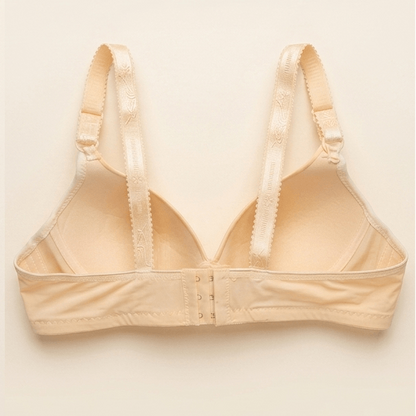 SilkeSoft Beige Lace Padded Bra for Women