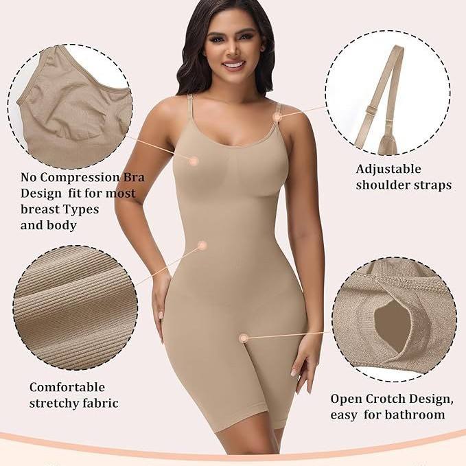 Full Triangle Buckle Body Shaper