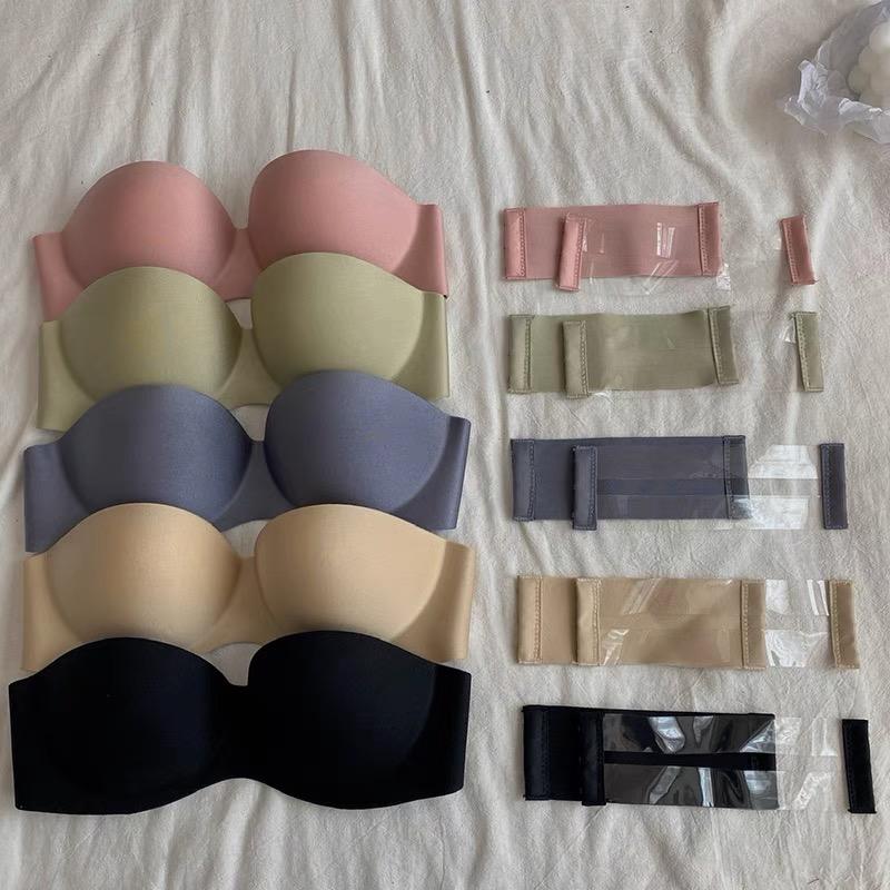 Invisible Strapless Solid Bra