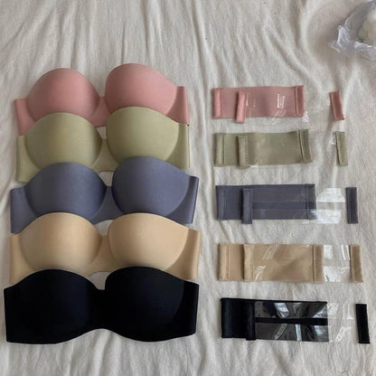 Invisible Strapless Solid Bra
