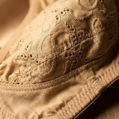 Embroidery Cotton Bra