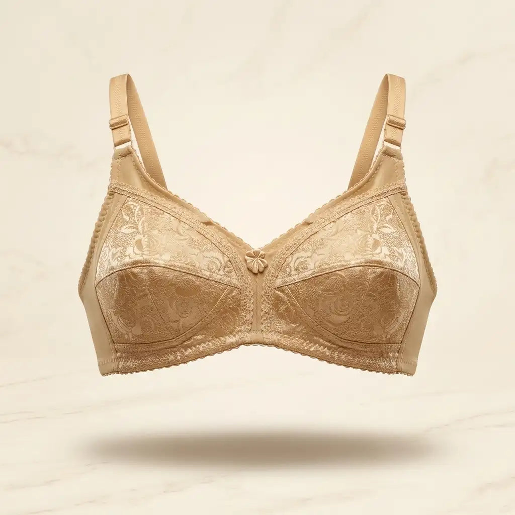 SilkeSoft Golden Bloom Skin Comfort Bra