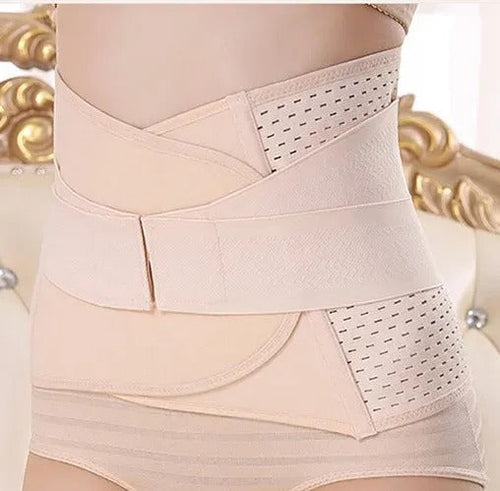 SilkeSoft Adjustable Postpartum Belly Support Belt – Breathable Slimming Waist Shaper 6802