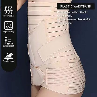 Buy 1 Postpartum Belt & get 1 Nursing pad free- After Delivery Support Recovery | Body Shaper Belt for Women for After Birth Postnatal C-section | Waist Pelvis Shapewear Wrap Postpartum Girdle 3830-16