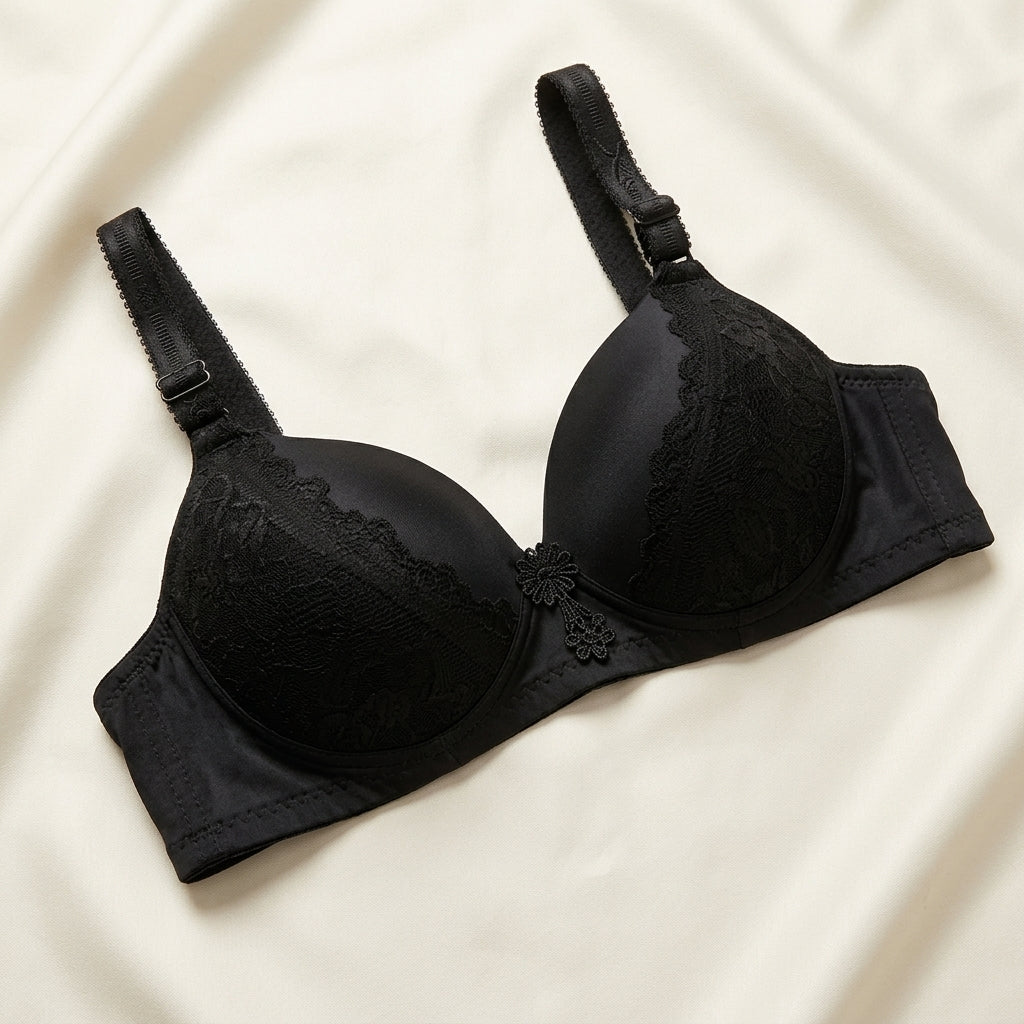 Elegant Lace Padded Bra