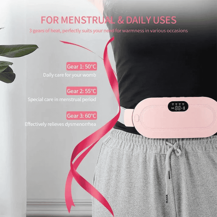 Electric Period Cramp Massager—Menstrual Cramp Relief Belt