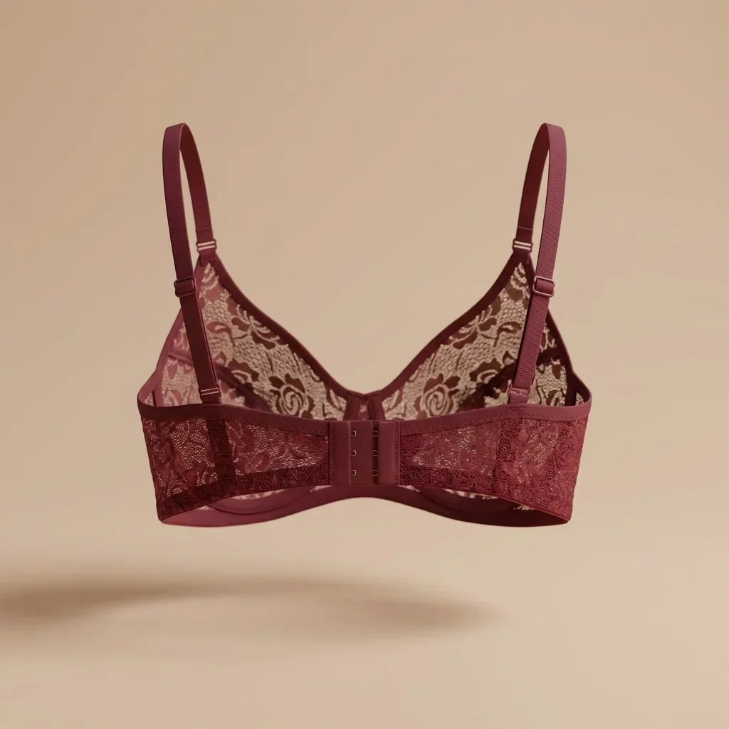 Soft Floral Lace Bra