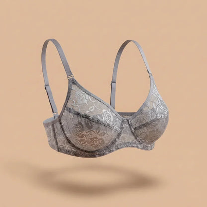 Soft Floral Lace Bra