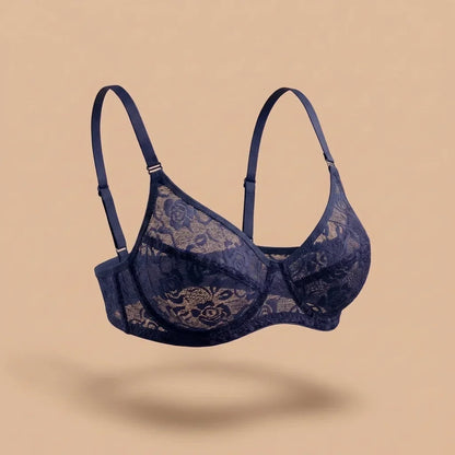 Soft Floral Lace Bra