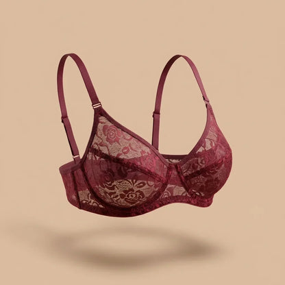 Soft Floral Lace Bra